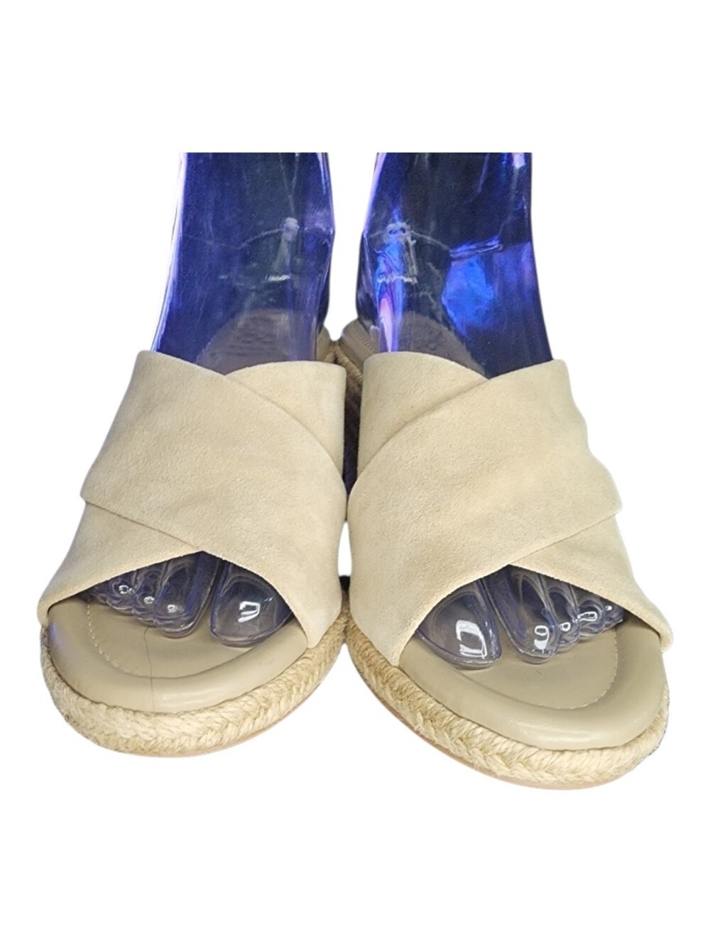 Vince Camuto Leather Espadrille Wedges - Fisella, Womens 8.5 - Picture 4 of 10